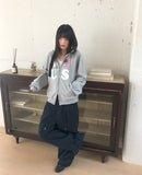 Md Dot Pattern String Strap Wide Cotton Long Pants