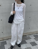 Yuma Banding Cargo Wide Pants