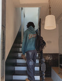 Qoo Back Painting Denim Pants