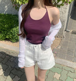 Cover Halter Neck Slim Sleeveless