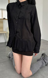 Pleat Flow Shirt