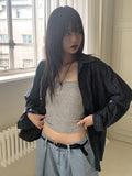 Conch Vintage Linen Boxy Check Shirt