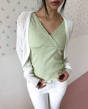 Toning Bolero Crop Cardigan