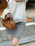 Hairline Chiffon Layered Blouse