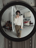 Martin cool linen two-tuck pants