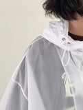 [unisex] Quken Summer Hood Short Sleeve Wind Jumper