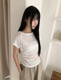 Cheta Flower Short Sleeve T-shirt