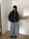 Dekan Fleece Back Pocket Banding Wide Pants