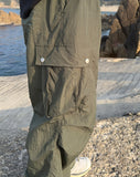 Ite Pintuck Nylon Cargo Pants