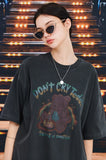 Dont Cry Teddy Pigment Short Sleeve T-shirt