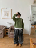 Bato Color Round Boucle Wool Knit