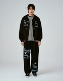 NO-ESSAGES Training Pin Tuck Wide Pants