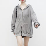 [NONCODE] (Unisex) Miffen Two-Way Washing Hood Zip Up