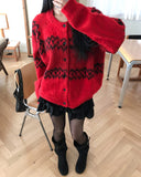 Meritz Wool Argyle Cardigan