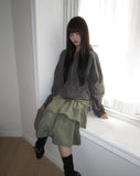 [MADE] Lunin Frill String Hooded Windbreaker Jacket