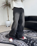 Miobeu Washing Wide Denim Pants