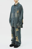 Smoke Siwa Denim Shirt