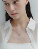Souvni Silver (C) Twist Necklace S