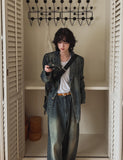 Life Balloon Snap Denim Pants