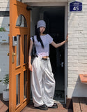 Nick Belted Parachute Nylon Pants