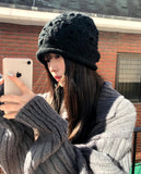 Nea Collar Pocket Rib Knit Cardigan