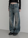 Satay Brush Washed Straight Denim