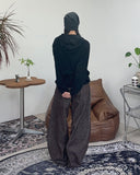 Vale Rivet Henley Neck Hoodie