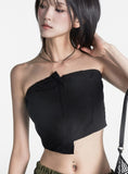 Zipper Slide Tube Top