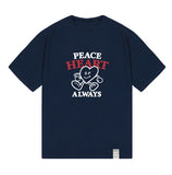 PEACE HEART Comics Short Sleeve Tee