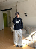 [unisex] Kohoi Pintuck Wide Cotton Pants