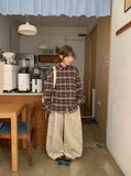 Common Pintuck Cotton Cargo Wide Pants