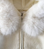 Blooming knit jacket