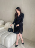 Knops Tailored Collar Flare One Piece