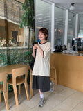 [unisex] Binnimo Pocket Ringer Over Short Sleeve Tee
