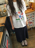Sanili Over Printing Short Sleeve Tee