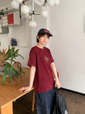[unisex] Melker Star Embroidery Short Sleeve Tee