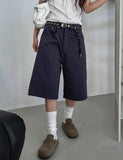 Ruble Studded Striped Bermuda Shorts