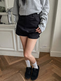 Horse cotton layered skirt pants