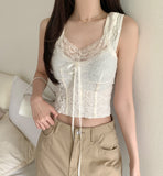 Lace Kitsch Ribbon Summer Blouse