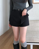Teti Slit Layered Skirt-Pants
