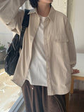 Tohit Pocket Over Long Sleeve Shirt