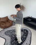 Park Waffle Fingerhole Crop Long Sleeve