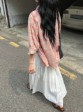 Saku Pure Lace Banding Long Skirt