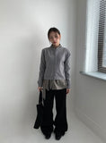 Lekin Button Round Cardigan