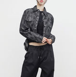 Leehen denim crop jacket