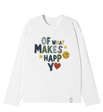 MAKES HAPPY Long Sleeve T-Shirt