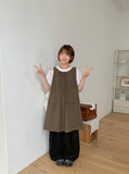 Rikelt Cargo Midi Suspender One Piece