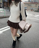 Rummin Boucle Neck Polar Knit