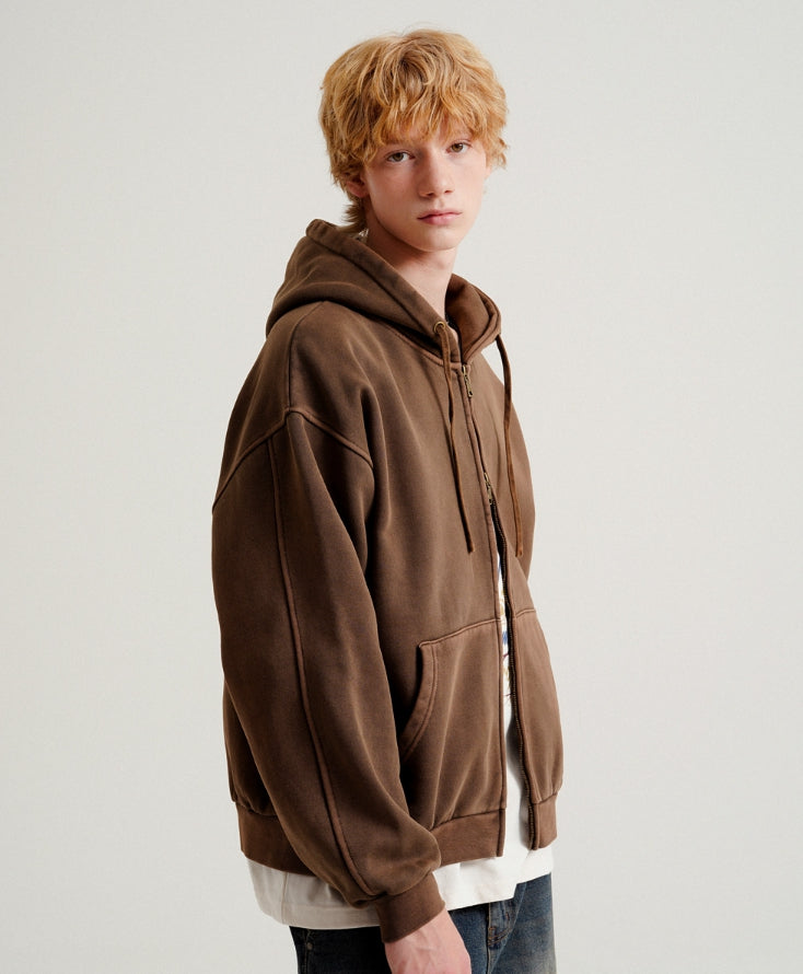 パーカー・フーディ WV PROJECT CHEEK PIGMENT HOOD ZIP UP 5JH091 WV PROJECT (ダブリューブイプロジェクト) - チークピグメント