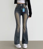 4-Season Washing Span Bootcut Denim Pants